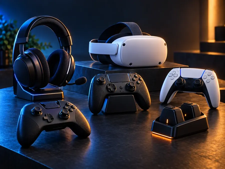 Игровые аксессуары, гарнитура и VR
