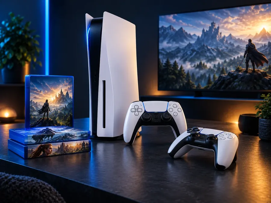PlayStation 5, игры и геймпады